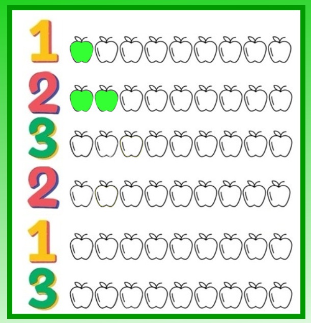 numération, mathématiques, moyenne section, chiffres, 1à3, les TICE