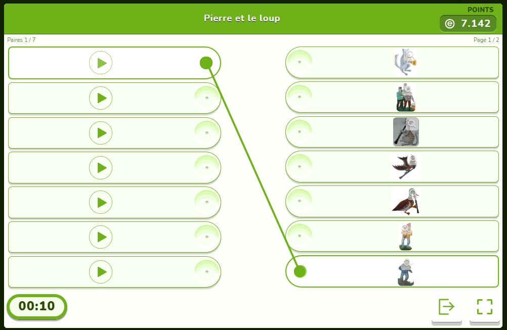 Pierre et le loup : activité pédagogique en maternelle.
