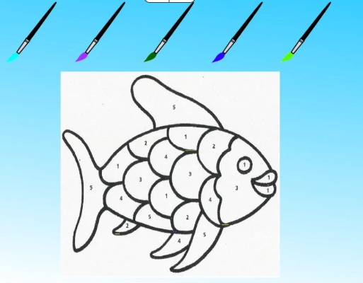 Jclic Maternelle MS mathématiques numération exercices coloriages codés magiques