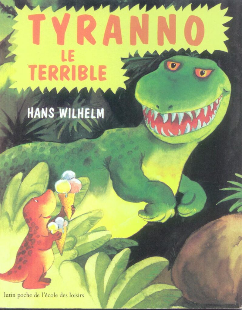 En maternelle, langage et la lecture plaisir avec Tyranno, pour aborder harcèlement
