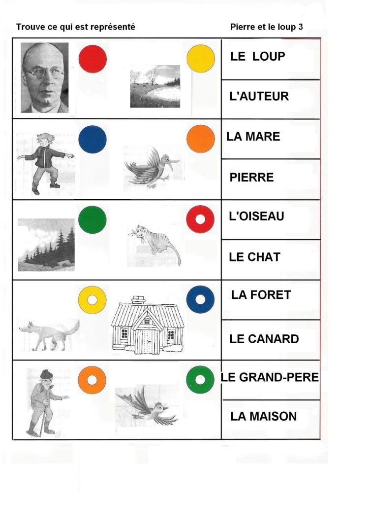 Pierre et le loup avec un Logico pour une activité en maternelle