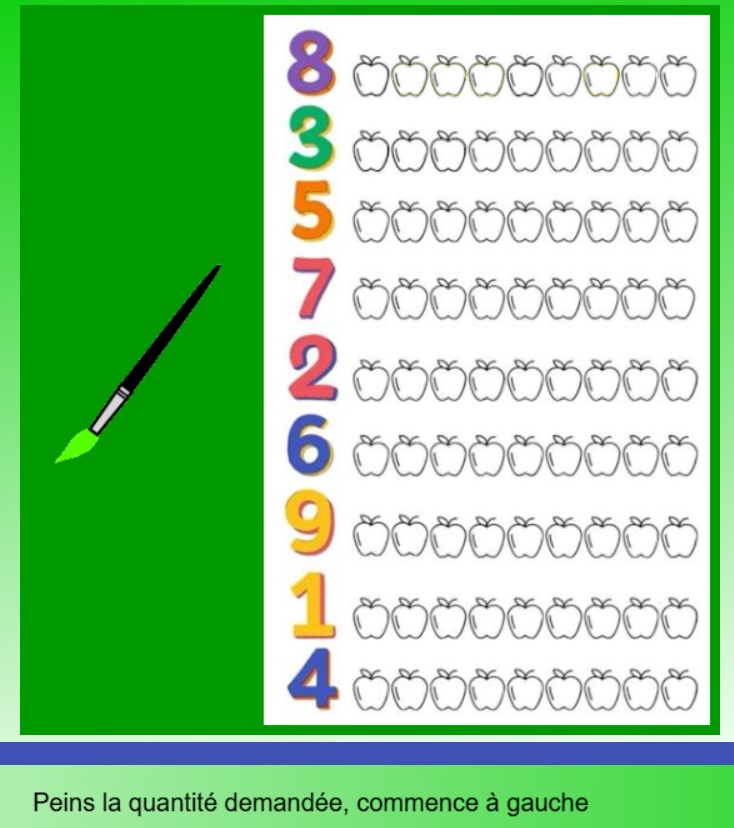 Dénombrer, maternelle, numération, mathématiques, Jclic
